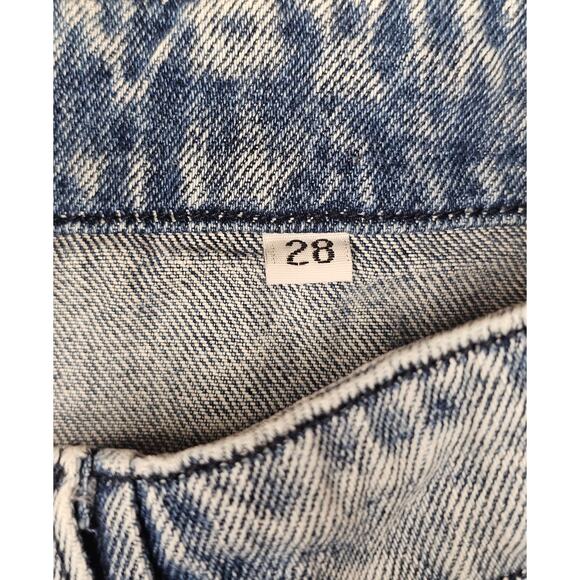 SR vs Sandrine Rose Free People Jeans NEW Womens Color Block Patch Size 28 (701) - Picture 8 of 9